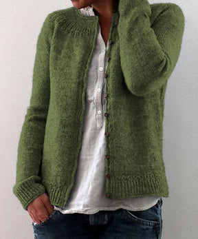 Naturlux® - Green plain long-sleeved sweater