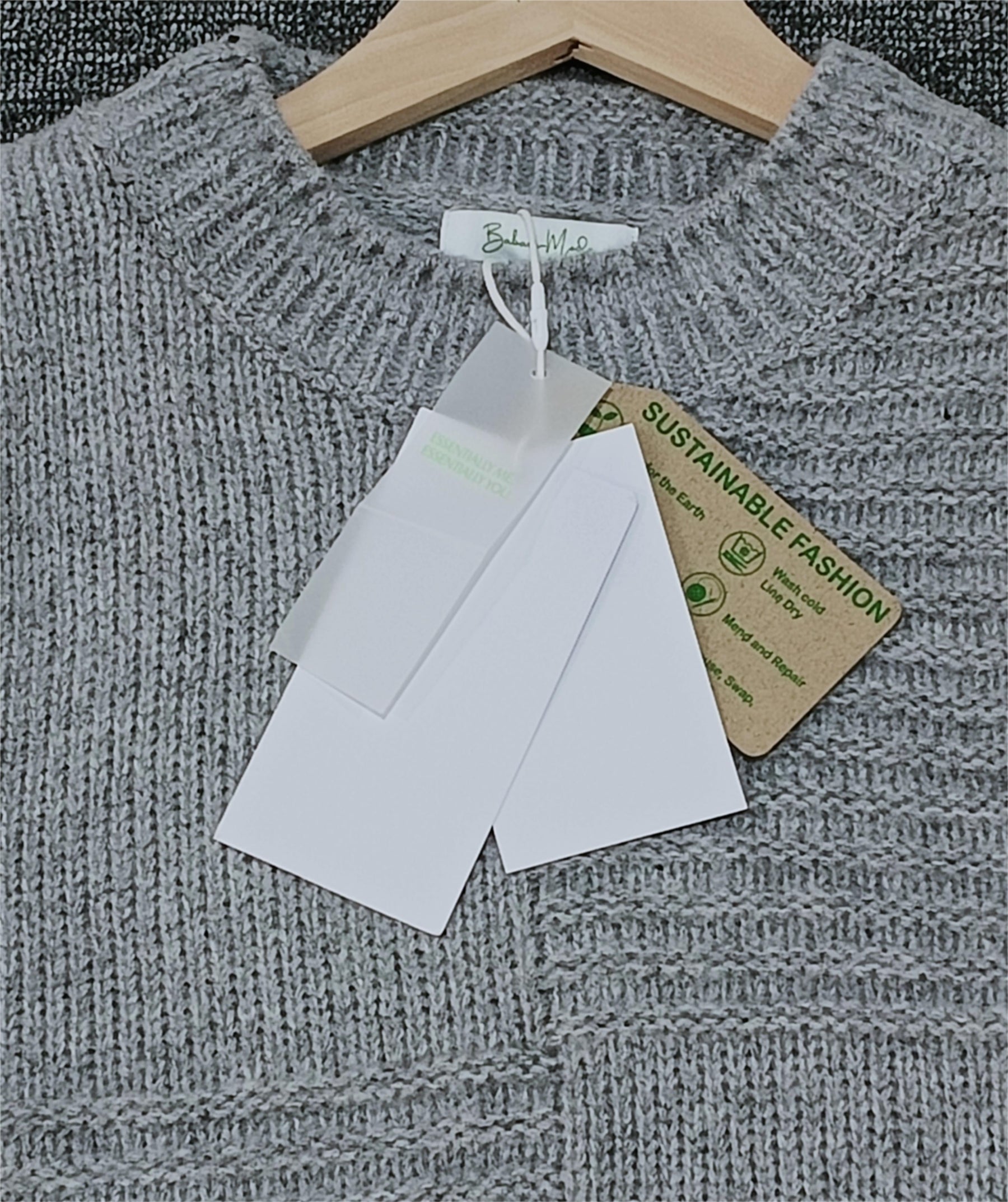 Celestial® - Grey sleeveless plain sweater