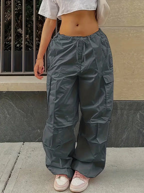 BioBlüte® - Grey Urban Freestyle Wide Comfort Pants