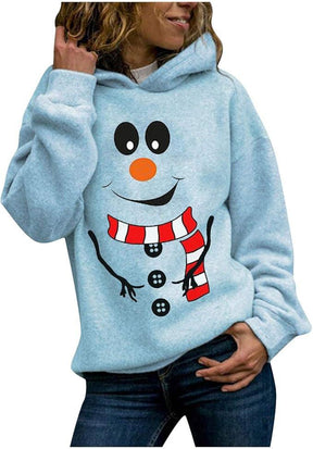 Winterfest® - Trendiges blaues Sweatshirt mit langen Ärmeln