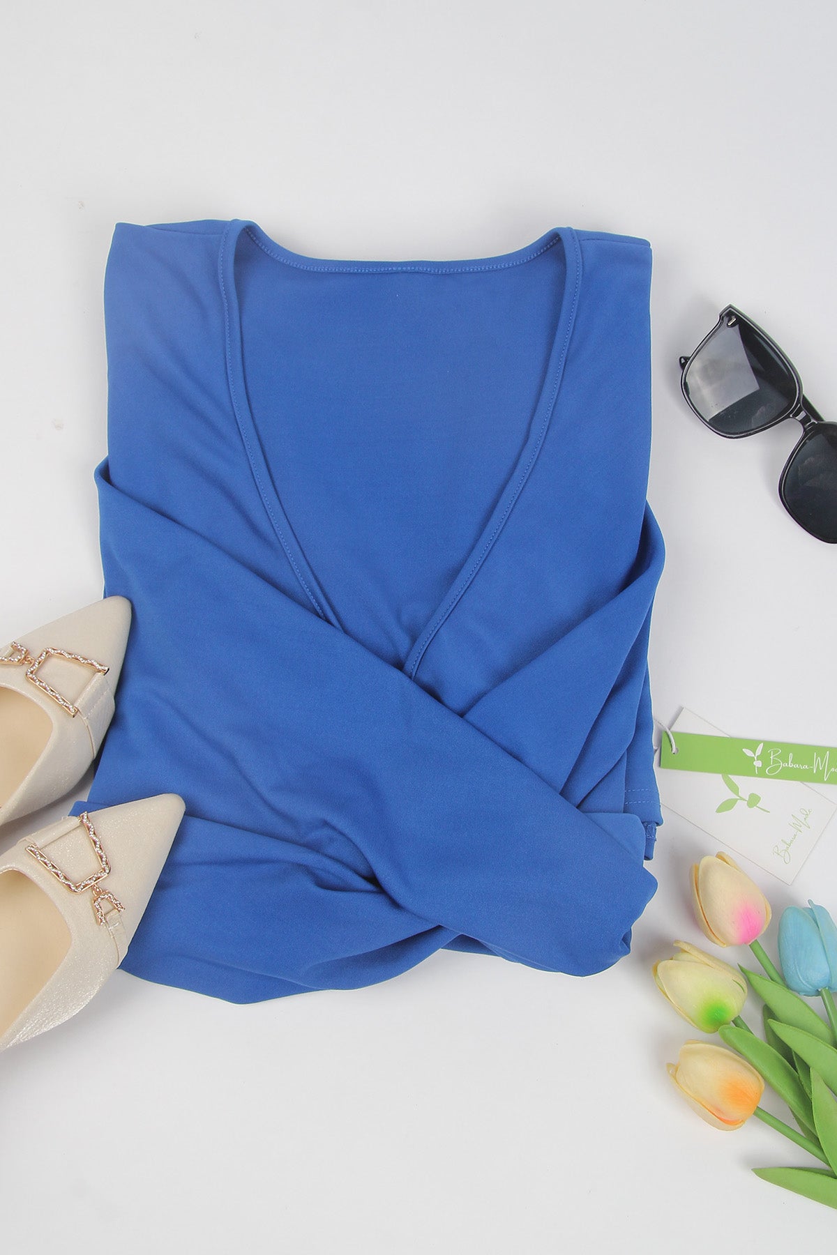 Royal blue summer dress