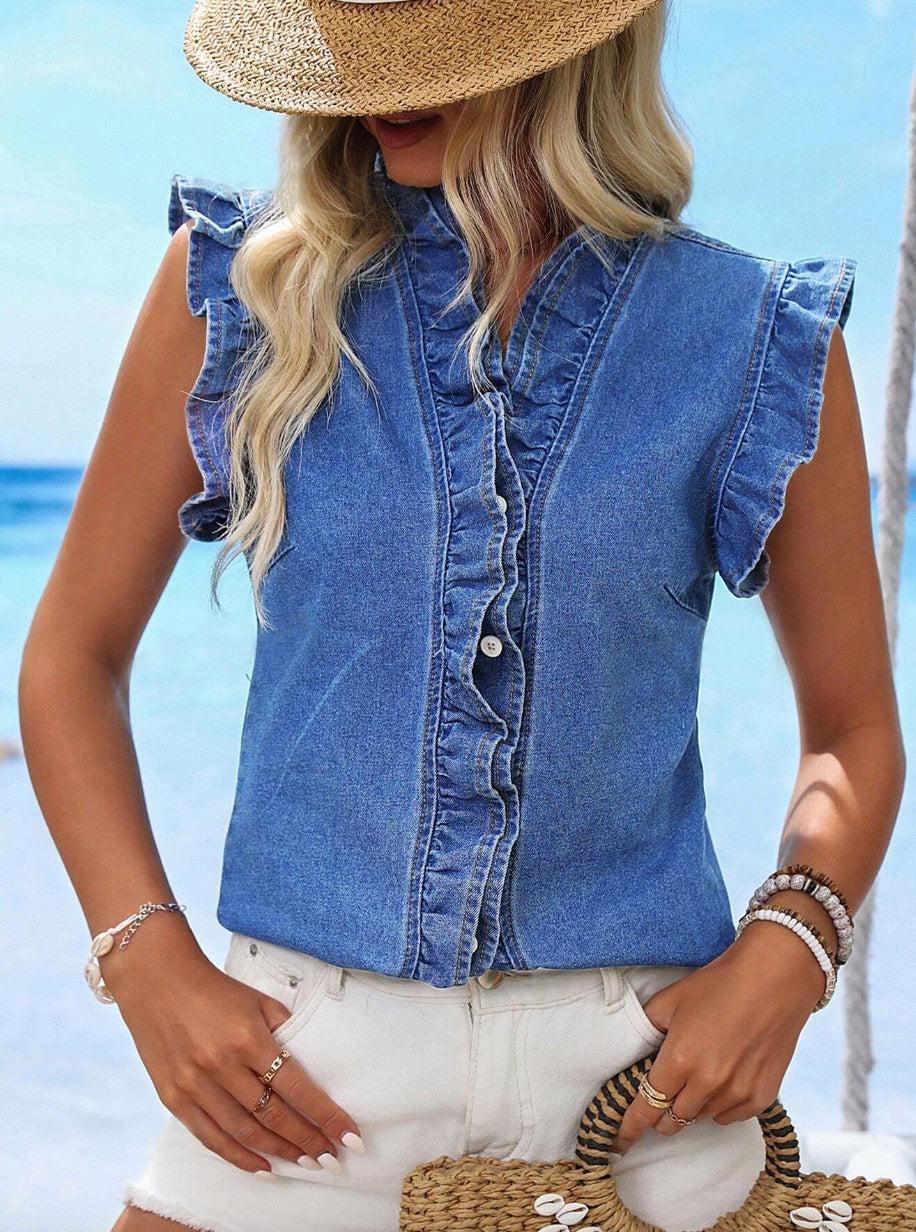 Denim Dream V-Top