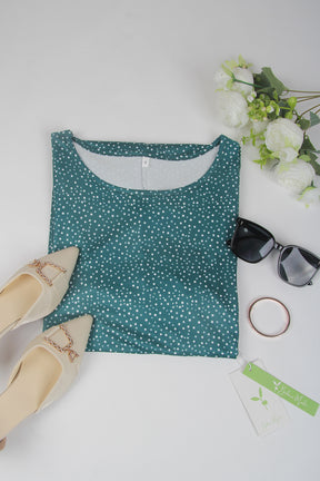 MintDots tunic swing dress