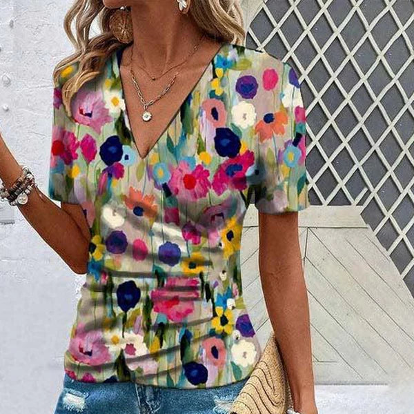 Flower Dream V-neck