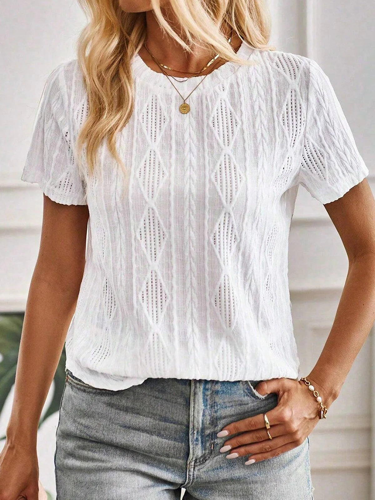 Simple white top