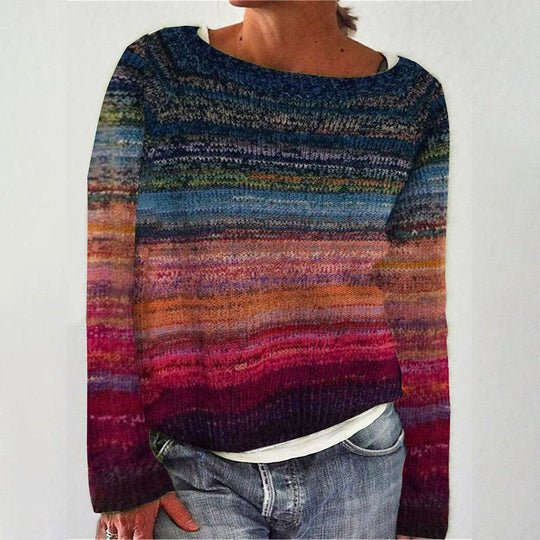 Reverie® - Special multicolor long sleeve print top