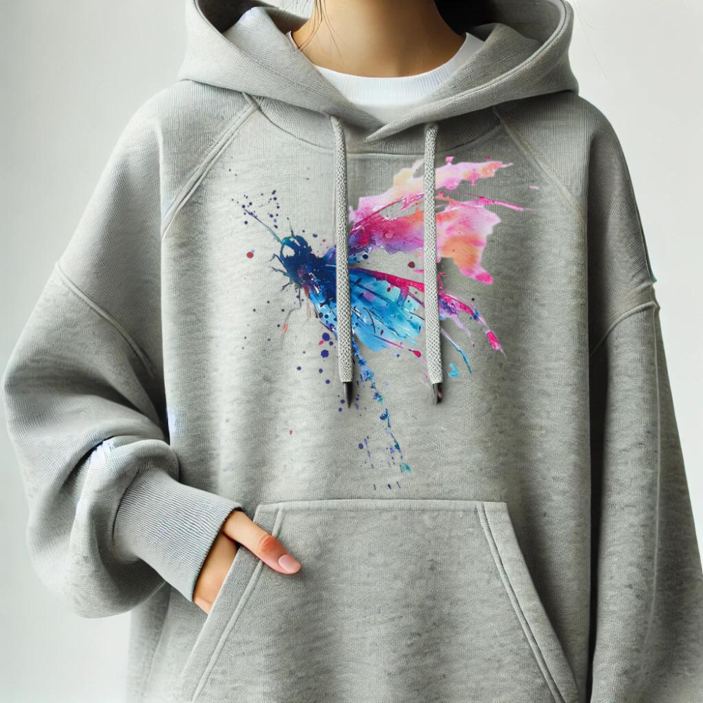 Artistic Wing Flap Hoodie