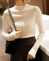 ClassicRoll Knitted Sweater Cream