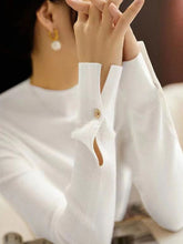 White classic turtleneck sweater