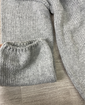 FallStil® - Baggy plain sweater with high neckline