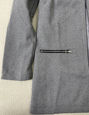 WinterTrend® - Stylish grey jacket with long sleeves