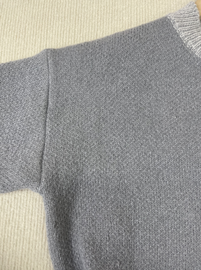 FallStil® - Unique plain grey long sleeve sweater