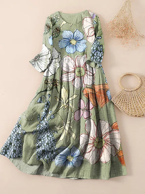 Spring Blossom Maxi Dress