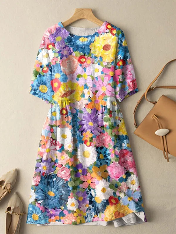 Flower rush summer dress