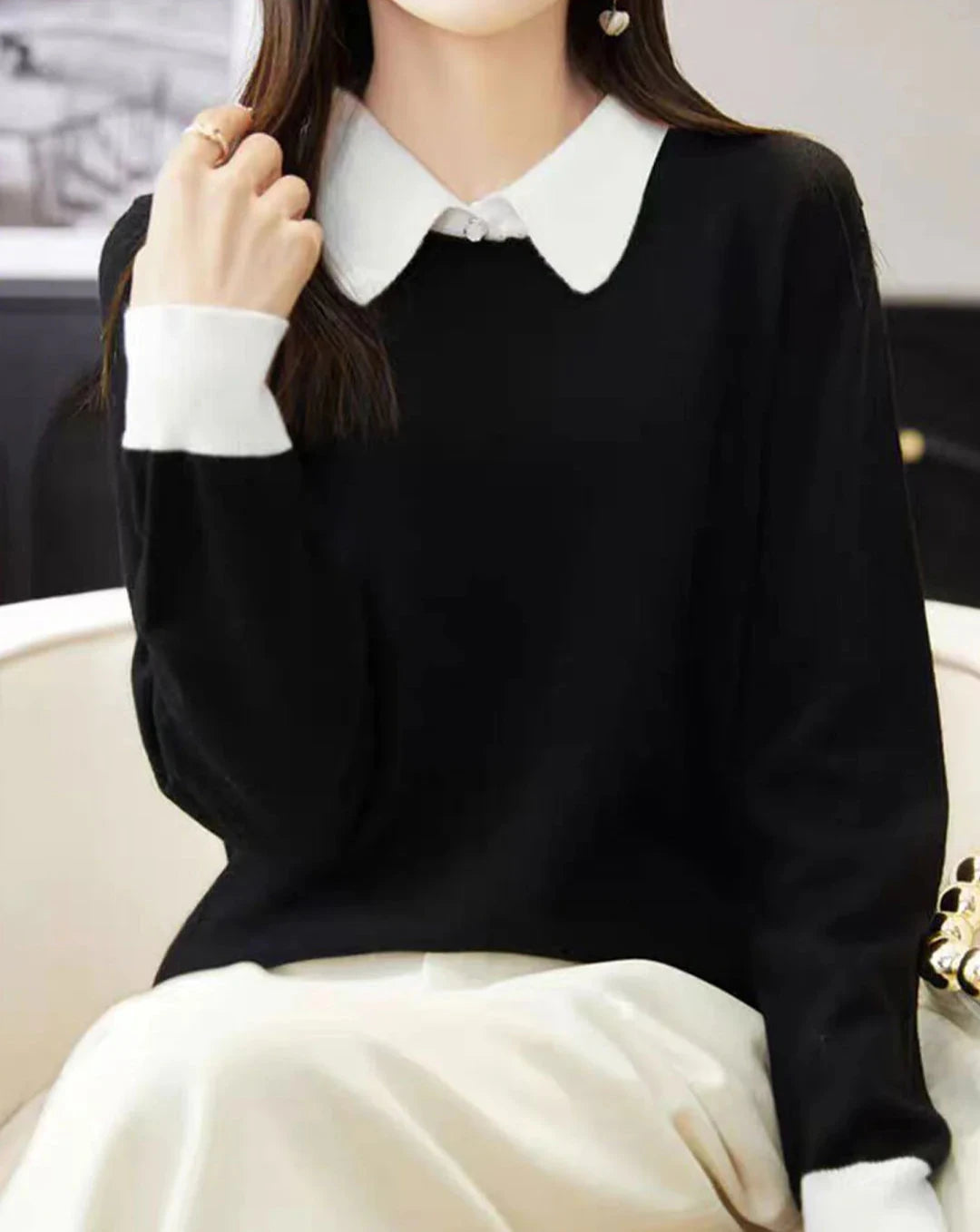 ReversElegant knitted sweater