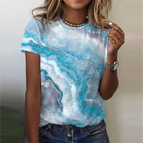 Oceanic Marble Blouse