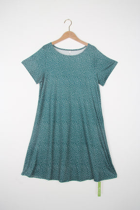 MintDots tunic swing dress