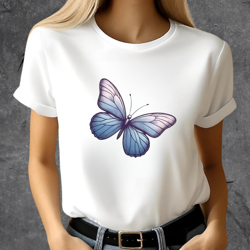 Blue Butterfly T-Shirt