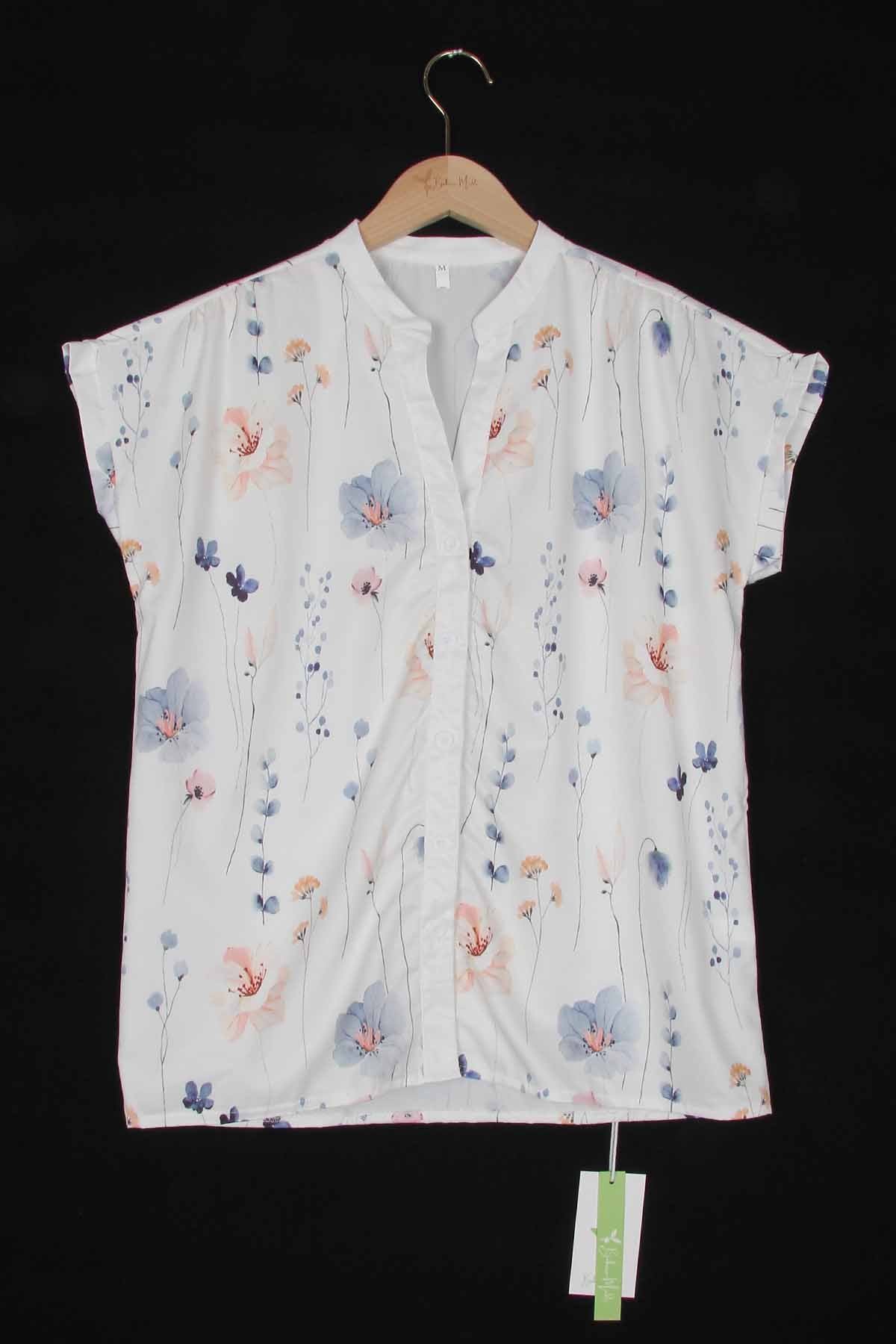 Flower button shirt