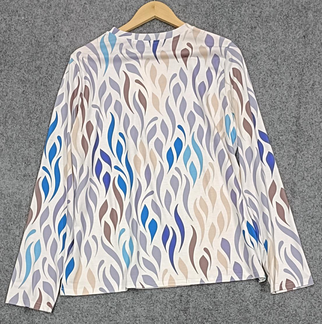 FallStil® - Elegant long-sleeved print top