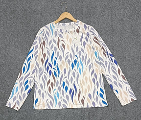 FallStil® - Elegant long-sleeved print top