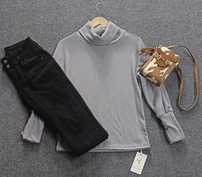 WinterStil® - Plain-coloured sweater with round neck