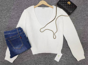 Monci® - Double-sided white sweater