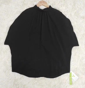 SpringStil® - Black short sleeve plain top