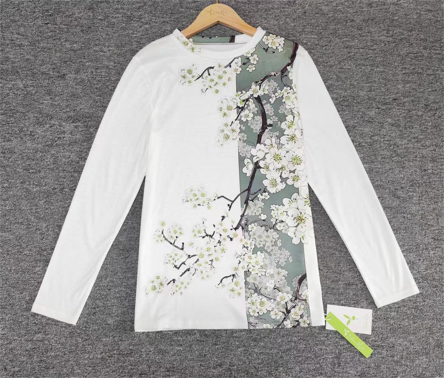 SpringStil® - Stylish print round neck top