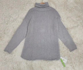 FallStil® - Grey open seam oversized sweater