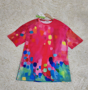 FallStil® - Rainbow dot short sleeve top