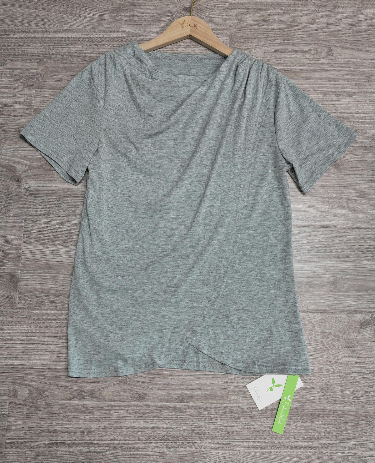 SpringStil® - Comfortable plain grey top