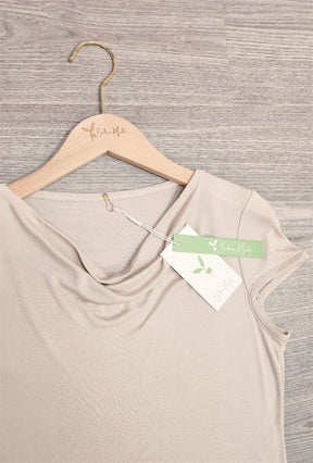 Naturlux® - Apricot plain short sleeve top