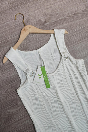 PureWear® - Elegant sleeveless plain mini dress