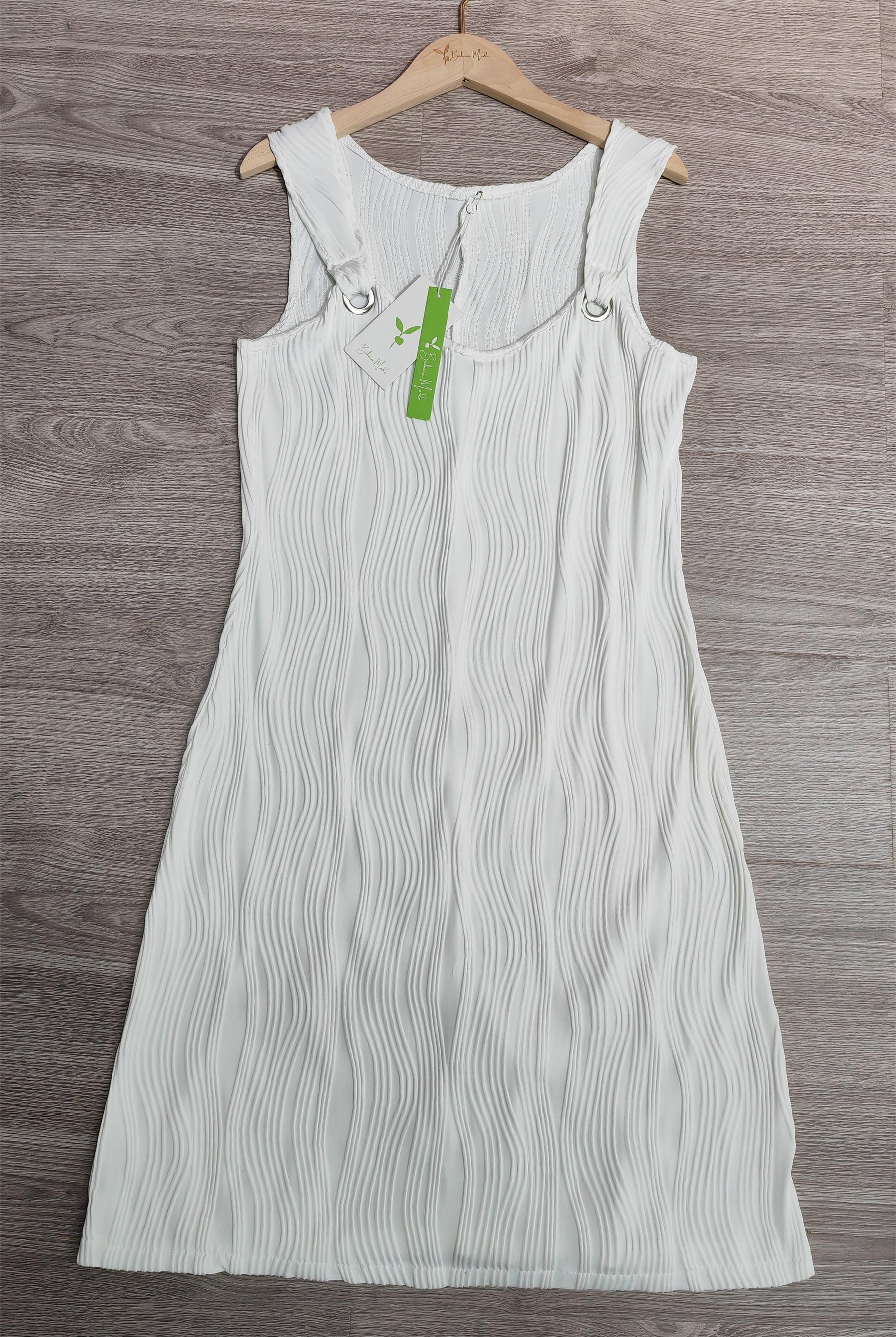 PureWear® - Elegant sleeveless plain mini dress