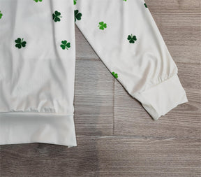 FallStil® - Four Leaf Clover April Fool's Long Sleeve Top