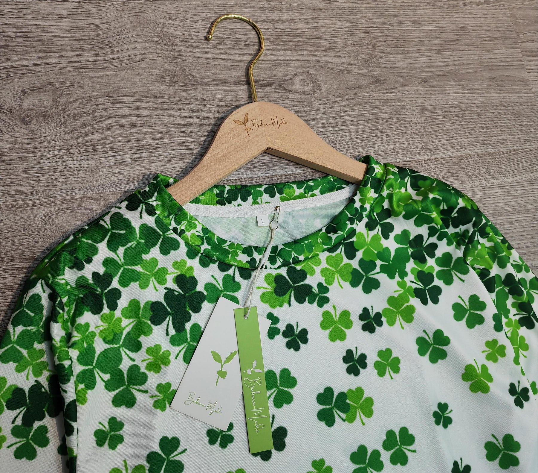 FallStil® - Four Leaf Clover April Fool's Long Sleeve Top