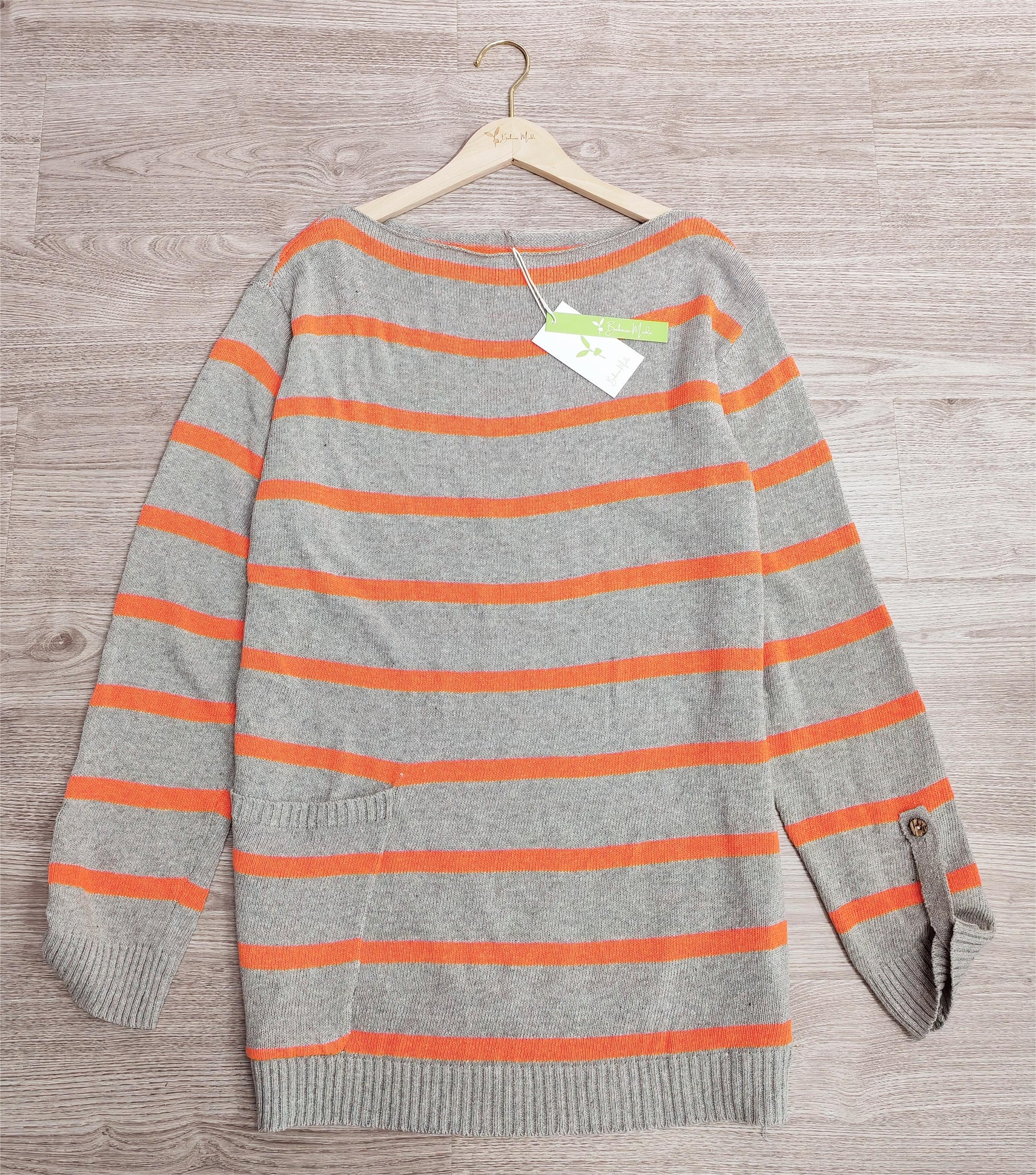 Even&amp;Vil® - Chic striped round neck sweater