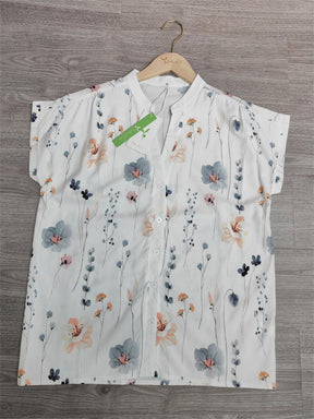 EcoExotica® - Floral button-down shirt