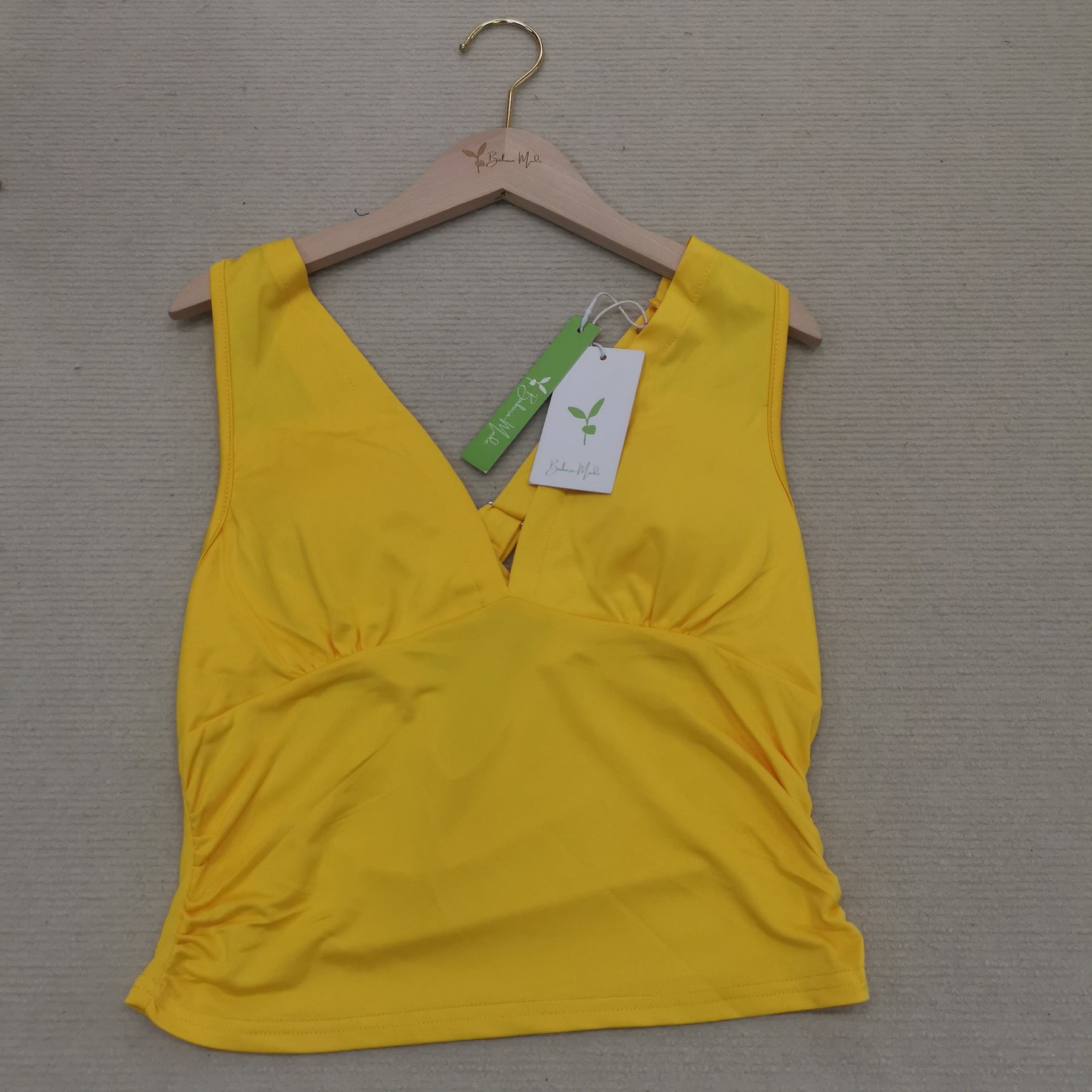 PureWear® - Yellow V-neck swimwear