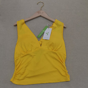 PureWear® - Yellow V-neck swimwear