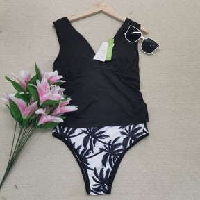 PureWear® - Cool black sleeveless swimwear