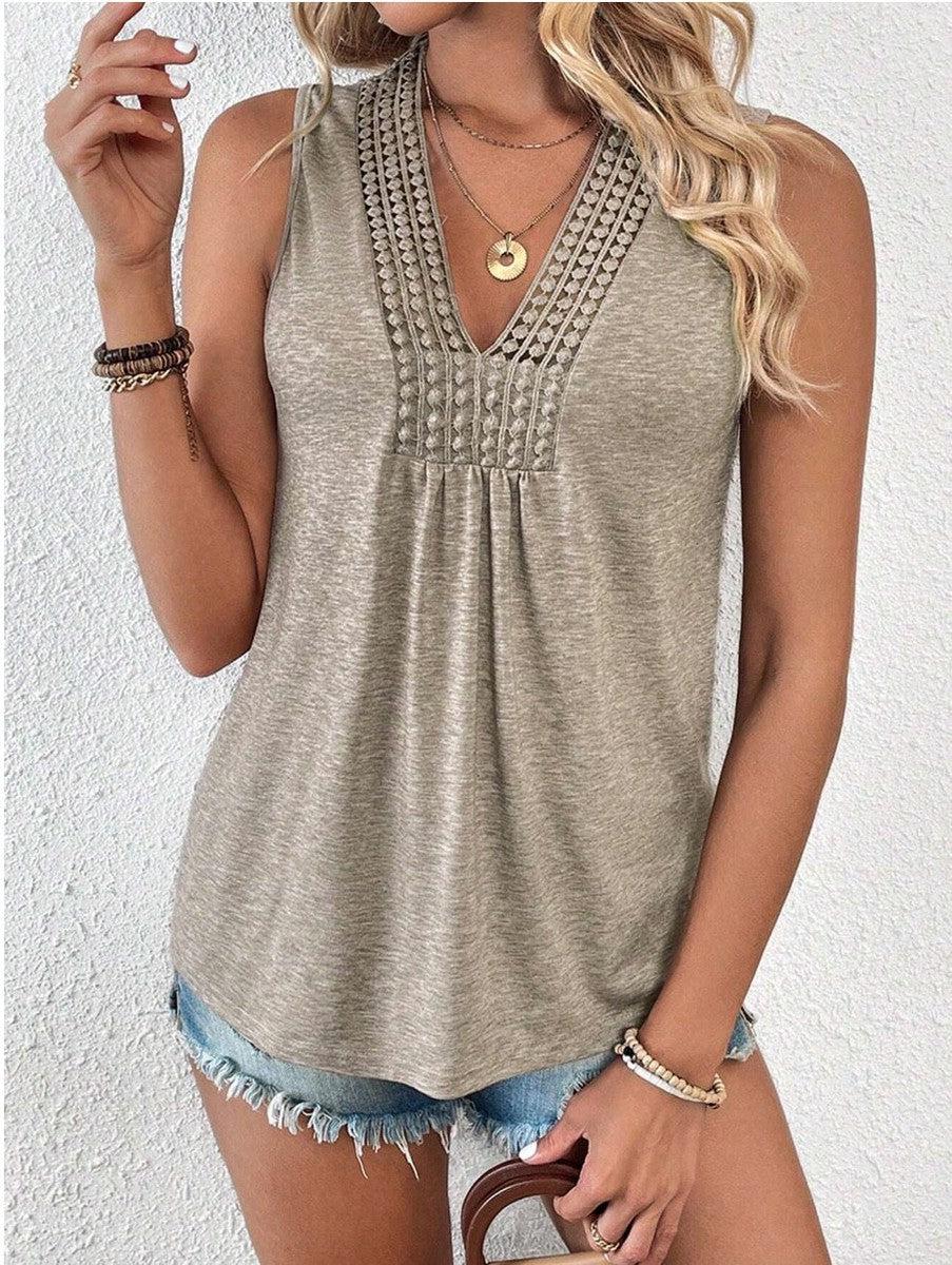 Apricot summer chic top