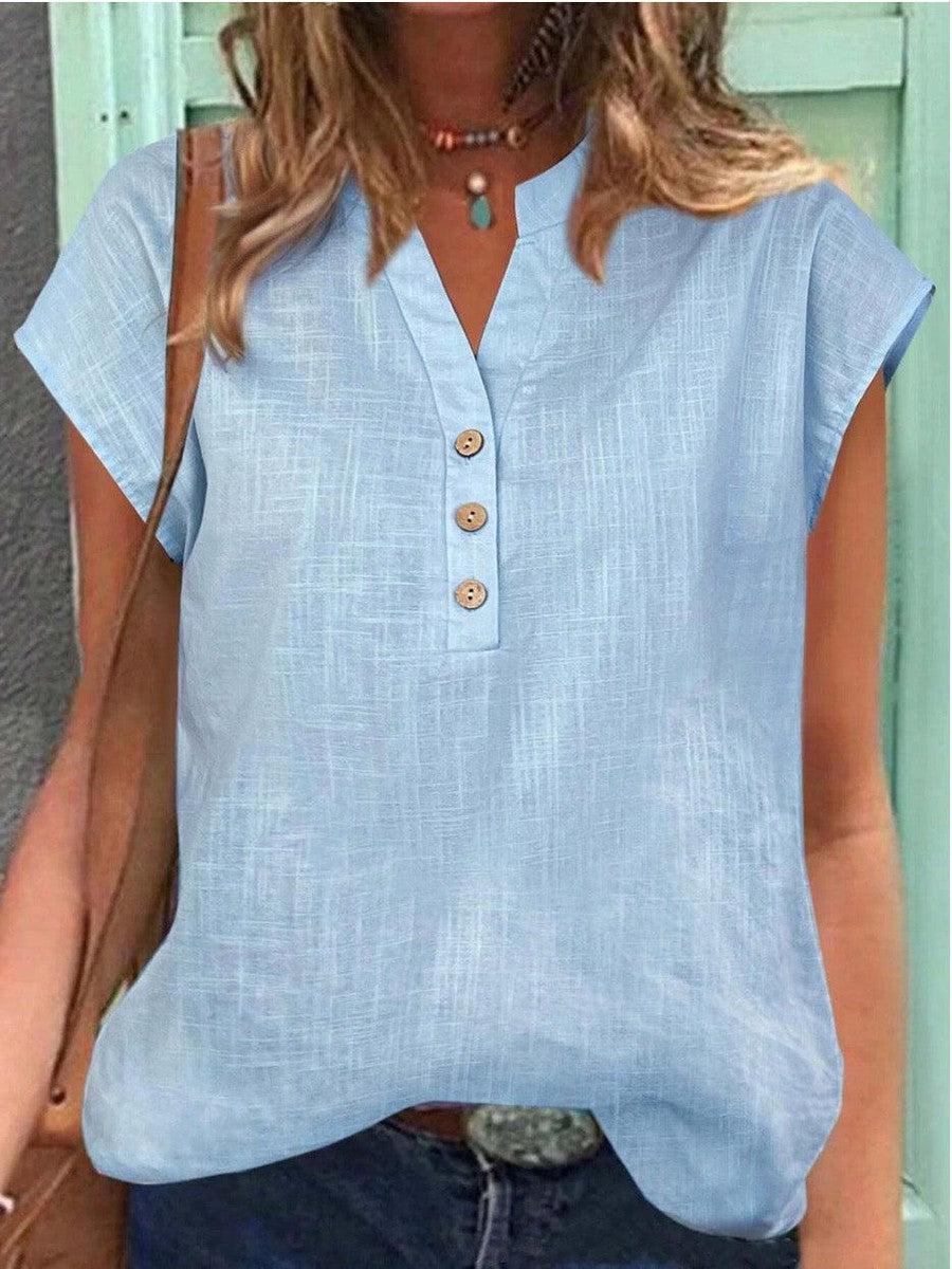 Ocean Blue Style Top