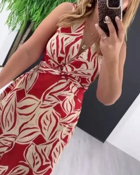 Sexy leaf dress