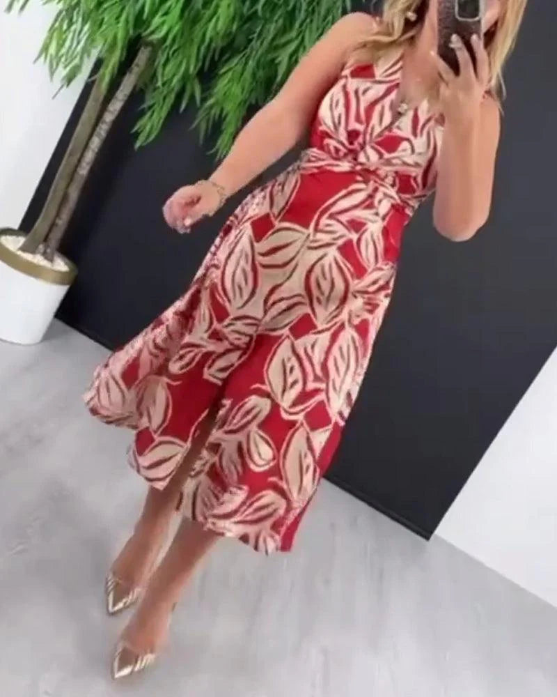 Sexy leaf dress