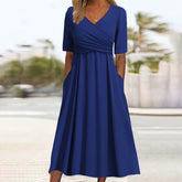 Royal blue summer dress