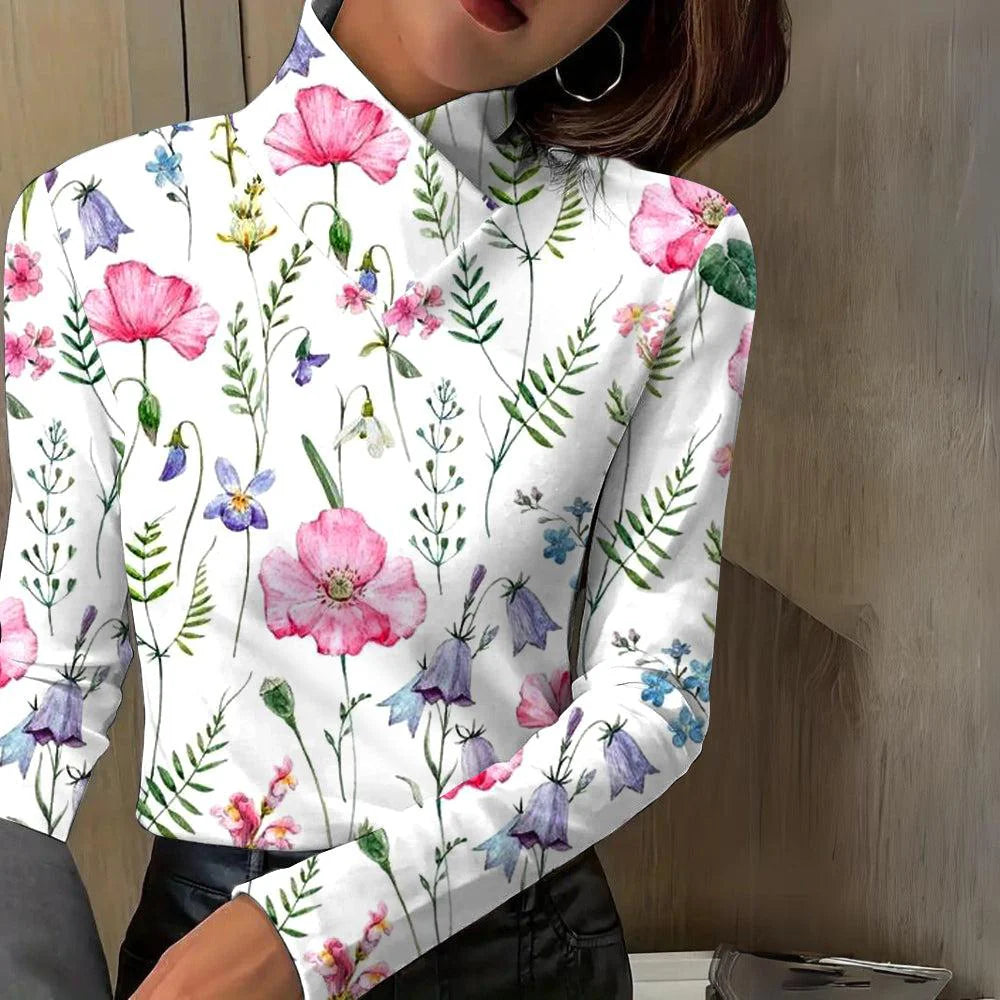 FloraChic silk blouse