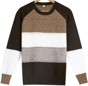 Monci® - Long sleeve sweater with colour block print