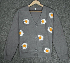 PureWear® - She Loves You Daisy Cardigan